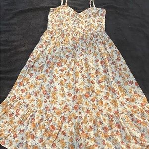 Socialite Vintage Floral Long Summer Dress
